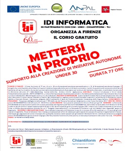 ''Mettersi in Proprio'': presentazione del corso di Idi Informatica all'Informagiovani Firenze