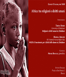 Incontro ''Africa: tra religioni e diritti umani'' all'Istituto Sangalli di Firenze