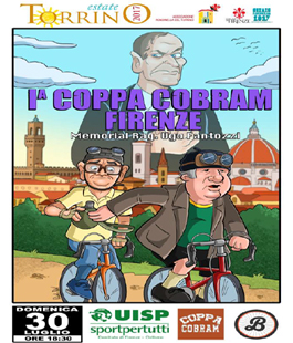 ''Coppa Cobram'' a Firenze: la competizione ciclistica amatoriale dedicata a Paolo Villaggio