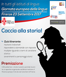 Quiz itinerante a Firenze per la Giornata Europea delle Lingue