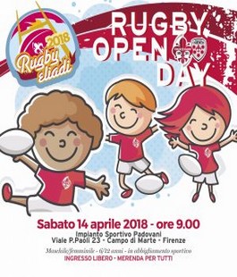 ''Rugbyeliadi 2018'': Rugby Open Day al Padovani di Firenze