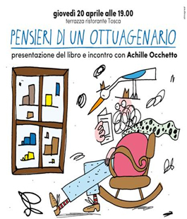 Achille Occhetto presenta ''Pensieri di un ottuagenario'' al Mercato Centrale di Firenze
