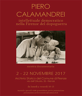 Piero Calamandrei: giornata di studi in Palazzo Vecchio e mostra all'Archivio Storico di Firenze