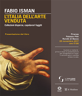 ''L'Italia dell'arte venduta'', Fabio Isman presenta il suo ultimo libro a Palazzo Pitti
