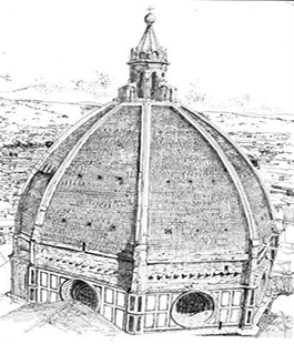 Le bellezze e geometrie architettoniche di Firenze nei disegni di Roberto Corazzi