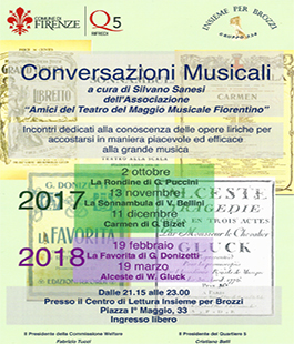 Insieme per Brozzi: ''Conversazioni Musicali'' su Alceste con gli Amici del Teatro del Maggio