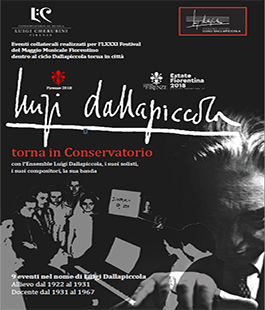 Estate Fiorentina 2018: gli appuntamenti del festival ''Dallapiccola torna in Conservatorio''