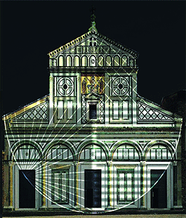 ''Dal Monte una luce aurorale'', opera di Teatro Architettura alla Basilica di San Miniato