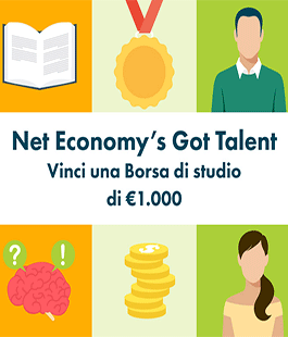Net Economy's Got Talent: borsa per studenti meritevoli di Economia e Ingegneria Gestionale