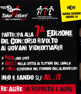  ''Take...Action!'' : il concorso per giovani videomaker a sostegno di AIL